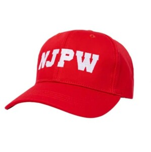 新品　新日本プロレス　NJPW ロゴキャップ　フリーサイズ　レッド　棚橋弘至　海野翔太　田口隆祐　タイガーマスク　エル・デスペラード