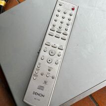 M-1205★100サイズ DENON デノン CDプレーヤー DCD-755SE リモコン付 通電確認済 ジャンク_画像5