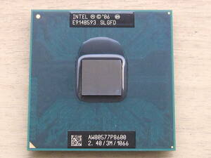 Intel Core2 Duo P8600 2.4GHz SLGFD 2コア2スレッド 2000/60211