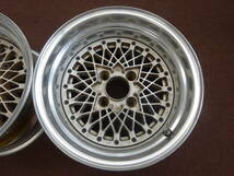 A-44　IMPUL PRO MESH　★15×8J ET-14 PCD114.3 4H 2本★ 希少　極太　深リム　軽量　Racing sports car　旧車　等に是非 ！ジャンク品！_画像3