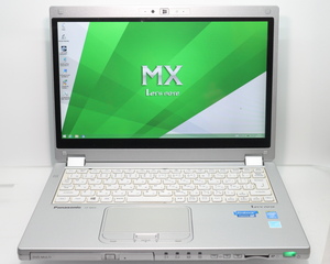 Panasonic Let’s note MX3 CF-MX3SDUTC/Core i5-4200U/4GBメモリ/M.2 SSD128GB/DVD/12.5型フルHDタッチパネル液晶/Windows8.1 Pro #0425