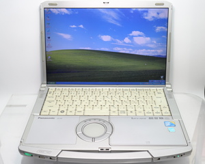 Panasonic Let’s note F9 CF-F9KWFJPS/Core i5-520M vPro(2.40GHz)/4GBメモリ/HDD320GB/14.1TFT WXGA+/WindowsXP Professional SP3 #0426