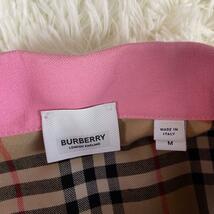 希少1円◎Burberry バーバリー 半袖シャツ ノバチェック　パッチワーク ハーフジップ マルチカラー オレンジ 赤 レッド ピンク 現行　_画像8