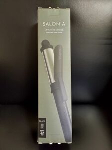 SALONIA サロニア スムースシャイン カールヘアアイロン 32mm 【ブラック】 耐熱ポーチ付 コテ SAL23106BK