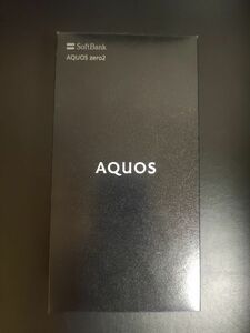 AQUOS zero2 906SH アストロブラック SIMフリー IMEI 357994100176919