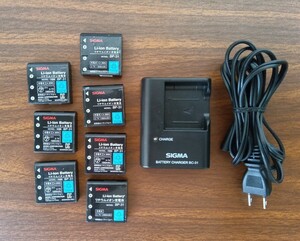 SIGMA BP-31 バッテリー 7個 充電器 / DP1 DP1 merrill DP2 DP2 merrill 用 / 中古