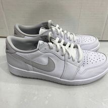 【NIKE ナイキ】CZ0790-100 AIR JORDAN 1 LOW OGエアジョーダン 1 ロー オリジナル ホワイト 27.5cm スニーカー 2404oki n_画像4