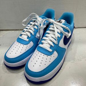 【NIKE ナイキ 】DZ2522-100 Air Force 1 Low Split ローカットスニーカー 27.0cm ライトブルー 皮革 2404oki h