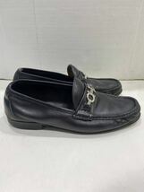 【Salvatore Ferragamo サルヴァトーレ フェラガモ】 UR 60856 EEE ローファー イタリア製 レザー ブラック 2404oki k_画像5