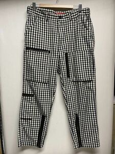 【Supreme シュプリーム】 RN 101837 Gingham Flight Pantギンガムチェックフライトロングパンツ 23SS ストリート 2404oki k