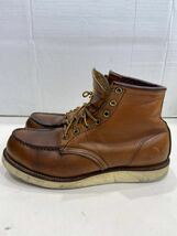 【REDWING レッドウィング】 レースアップブーツ ブラウン　　　レザー 875 US8.5 90's 2404oki k_画像3