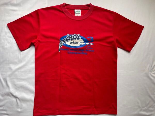 Tシャツ テニス ウェア トップス 半袖 練習着 プリントTシャツ ドライTシャツ プリンス M