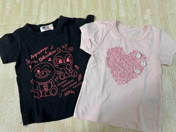 アンパンマン　Tシャツ 半袖 90cm 95cm 未使用品　西松屋　2枚セット