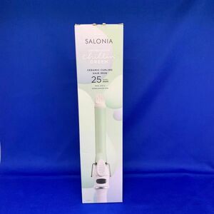 Z9821 SALONIA サロニア　セラミックカールヘアアイロン　チリングリーン 25mm 限定