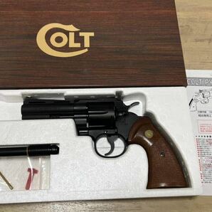 タナカ コルト パイソン .357Magnum R-model 4inch HW ペガサスシステムガスガン 4インチ ヘビーウェイト シティーハンター COLT Pythonの画像1