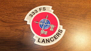 【USAF】Lancers 333d FS 米空軍F-15E ストライクイーグル ノースカロライナ 4th FW USAステッカーデカール
