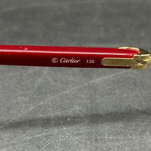 ■美品■Cartier/カルティエ■度入■眼鏡/メガネ■135■ケース付■フランス製■638...□16■の画像4