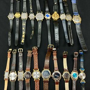 美品 レディース ゴールドカラー 腕時計 30点 個 セット 大量 SEIKO CITIZEN RICOH CASIO mila schon 等 まとめ売り ジャンク品クォーツH91の画像9