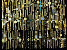 腕時計 ゴールドカラーのみ 150本 大量 ELGIN WALTHAM SEIKO LANCEL BULOVA CITIZEN WITTNAUER LASSALE SANDOZ renoma等まとめてセットH133_画像8