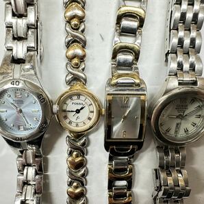 腕時計 レディースステンレス 50点 個 セット 大量 SEIKO CITIZEN ELGIN WALTHAM 等 まとめ売り ジャンク品 おまとめ クォーツ H139の画像5