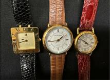美品 レディース ゴールドカラー 腕時計 30点 個 セット 大量 SEIKO CITIZEN BUREN CARAVELLE CASIO 等 まとめ売り ジャンク品クォーツH104_画像5