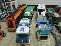 LEGO レゴ 大量 ジャンク 警察署 電車 ダンプ トラック トレーラー バイク_画像7