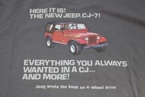 Jeep CJ-7　Tシャツ ダークグレー　メンズ XL　ユニクロ　新品 未使用 THE BRANDS CAR 