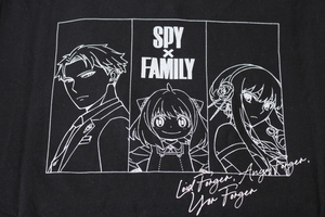 SPY×FAMILY　Tシャツ　黒　メンズ　XL　ユニクロ　スパイ×ファミリー　新品 未使用　