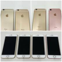 ☆iPhone 4台 まとめ☆ iPhone7 32GB MNCJ2J/A ローズゴールド iPhone6s 32GB MN112J/A 64GB MKQQ2J/A ゴールド スマホ アップル 判定○_画像10