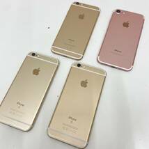 ☆iPhone 4台 まとめ☆ iPhone7 32GB MNCJ2J/A ローズゴールド iPhone6s 32GB MN112J/A 64GB MKQQ2J/A ゴールド スマホ アップル 判定○_画像1