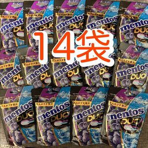 【14袋】　メントス　DUO　グレープ＆ソーダ　大人のプチ贅沢