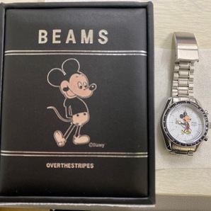 ミッキーマウス ウォッチ ビームス コラボ OVER THE STRiPES×BEAMSの画像1