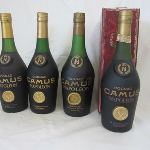 古酒 CAMUS カミュ ナポレオン NAPOLEON COGNAC 700ml 40% コニャック 4本セット 未開栓の画像1