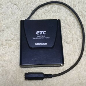 普通自動車セットアップ 超小型一体型ETC車載機 三菱EP-9U5*V（シンプルで故障が少ない） USB昇圧コード + シガープラグコード 二電源の画像2
