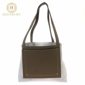 【新品】HERMES エルメス カバセリエ31 B刻(2023年) トリヨンクレマンス トートバッグ バイカラー ベージュマルファ ナタ ホワイト