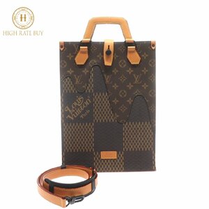 【未使用品】LOUIS VUITTON ルイ・ヴィトン ミニトート NIGOコラボ ダミエ ジャイアント N40355 FO4200 トートバッグ ハンドバッグ エベヌ