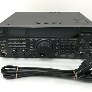 1円スタート ICOM アイコム HF/50MHz アマチュア無線 IC-736 通電 の画像1