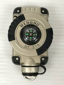 MENGHU　ターボライター MF-315 動作 コンパス付き 耐風仕様 生活防水 アウトドア キャンプ 登山 送料無料