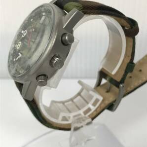 美品 WENGER ウェンガー クロノグラフ カモフラ 腕時計 536.0766 動作品 メンズ 迷彩 4月電池交換済み 箱付き の画像5
