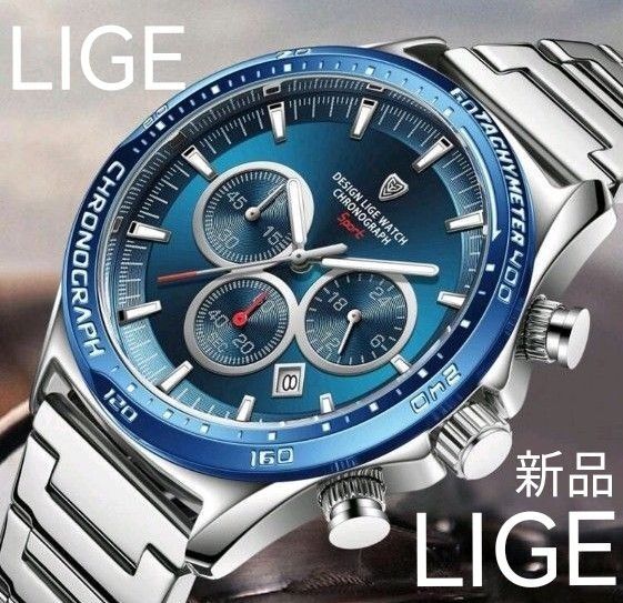 在 特価中★■ 新品 DESIGN LIGE メンズ 腕時計 クロノグラフ