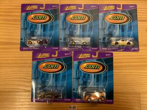 K-39 JOHNNY LIGHTNING.COM RACING 5 CARS SET