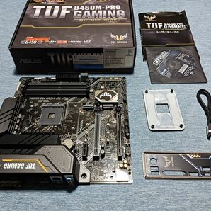 ASUS TUF B450M-PRO GAMING AM4 microATXマザーボード BIOS更新・動作確認済みの画像1