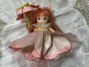 ☆昭和レトロ☆タカラ フラワーチャイルド☆お花のドレス☆着せ替え 人形 1988年 JAPAN 当時物