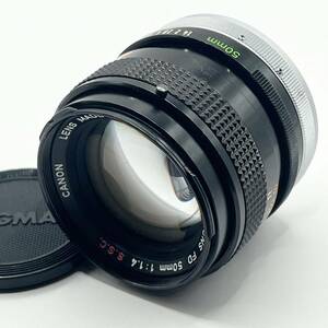 [美品] Canon キャノン FD 50mm F1.4 単焦点 レンズ S.S.C. C0025