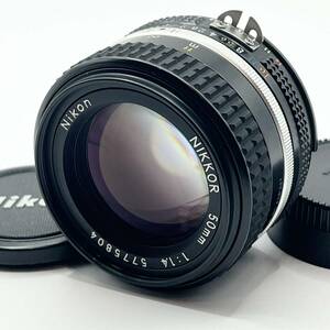 [美品] Nikon Ai-s NIKKOR 50mm F1.4 Fマウント ニコン 標準 単焦点 大口径 MF C0055