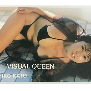 Sその他◇かとうれいこ VISUAL QUEEN グラビア テレカ 1枚 未使用◇G52の画像1