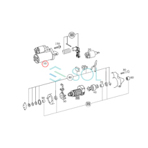 BOSCH ベンツ CLクラス W216 CL600 スターター セルモーター スターターモーター リビルト コア返却不要 0051510101 0001115006_画像5