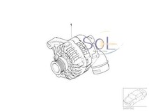 HELLA オルタネーター 120A コア返却不要 出荷締切18時 BMW E46 E39 E53 X5 Z3 320i 325i 30i 525i 530i 2.2i 3.0i 12317501599_画像2