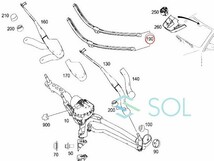 ベンツ W207 W212 右ハンドル車用 フロント ワイパーブレード エアロワイパー 左右セット E250 E300 E350 E550 E63 2128202000 2128201145_画像2