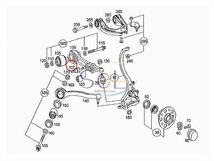 ベンツ R230 R231 フロント ロアアーム スタビリンク ボールジョイント 左右共通 SL350 SL500 SL550 SL600 SL55 SL63 SL65 2113230068_画像2
